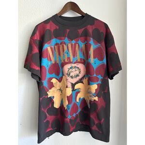Nirvana Heart Shaped Box T-shirt Reprint Brockum Tag Single Stitch
